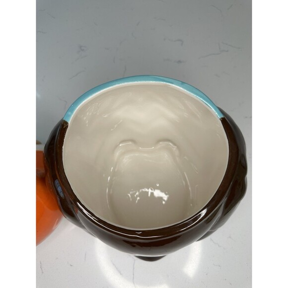 Colorful Ceramic Owl Cookie Jar Canister – Retro Style Kitchen Storage - Picture 5 of 7